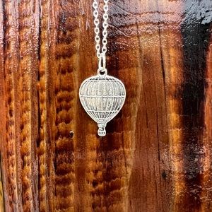 NEW Hand Made Hot Air Balloon Necklace (charm & chain)